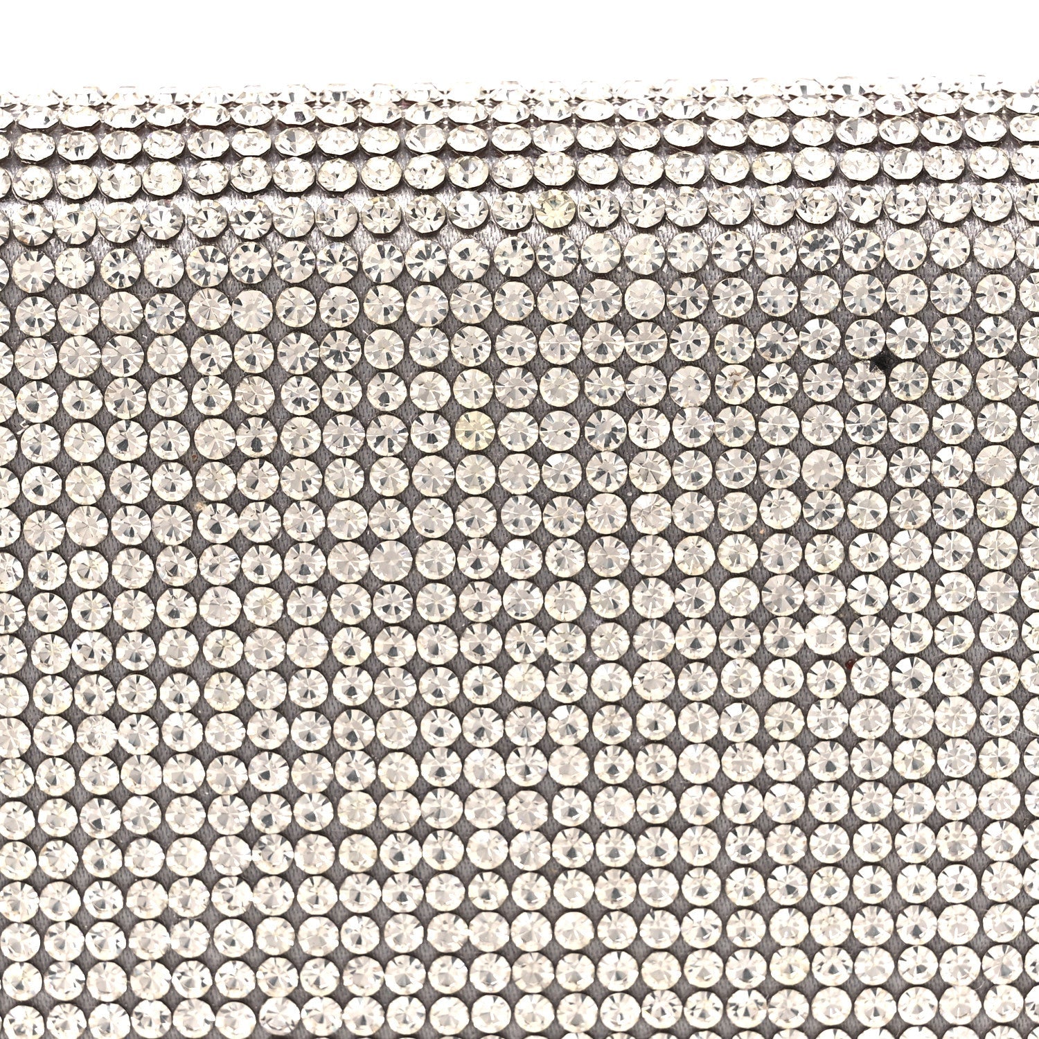 Swarovski Crystal Convertible Belt Bag Silver