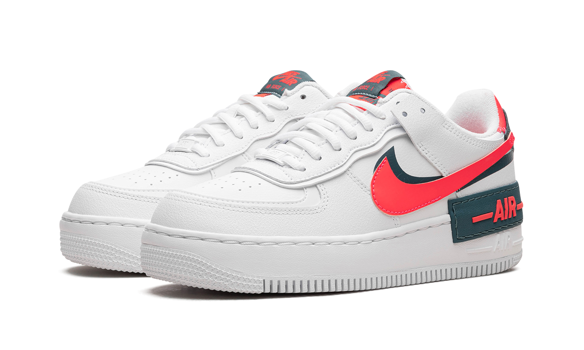 AIR FORCE 1 SHADO NMS WMNS "White Solar Red" DB3902 100