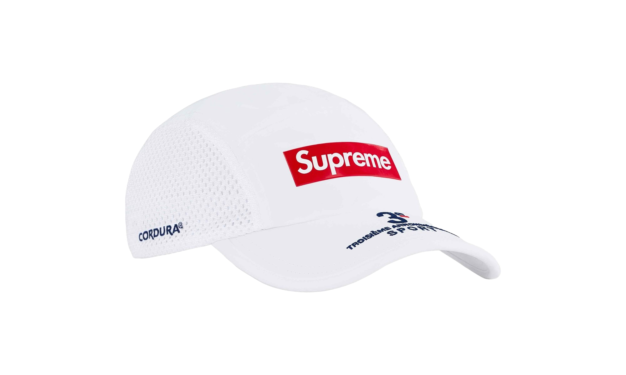 Mesh Side Panel Camp Cap "SS25 - White" SU25731