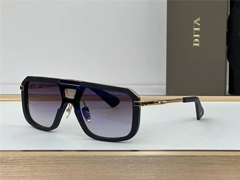 DITA MACH-8 Gold-Brown-Black Unisex Sunglasses 🔱