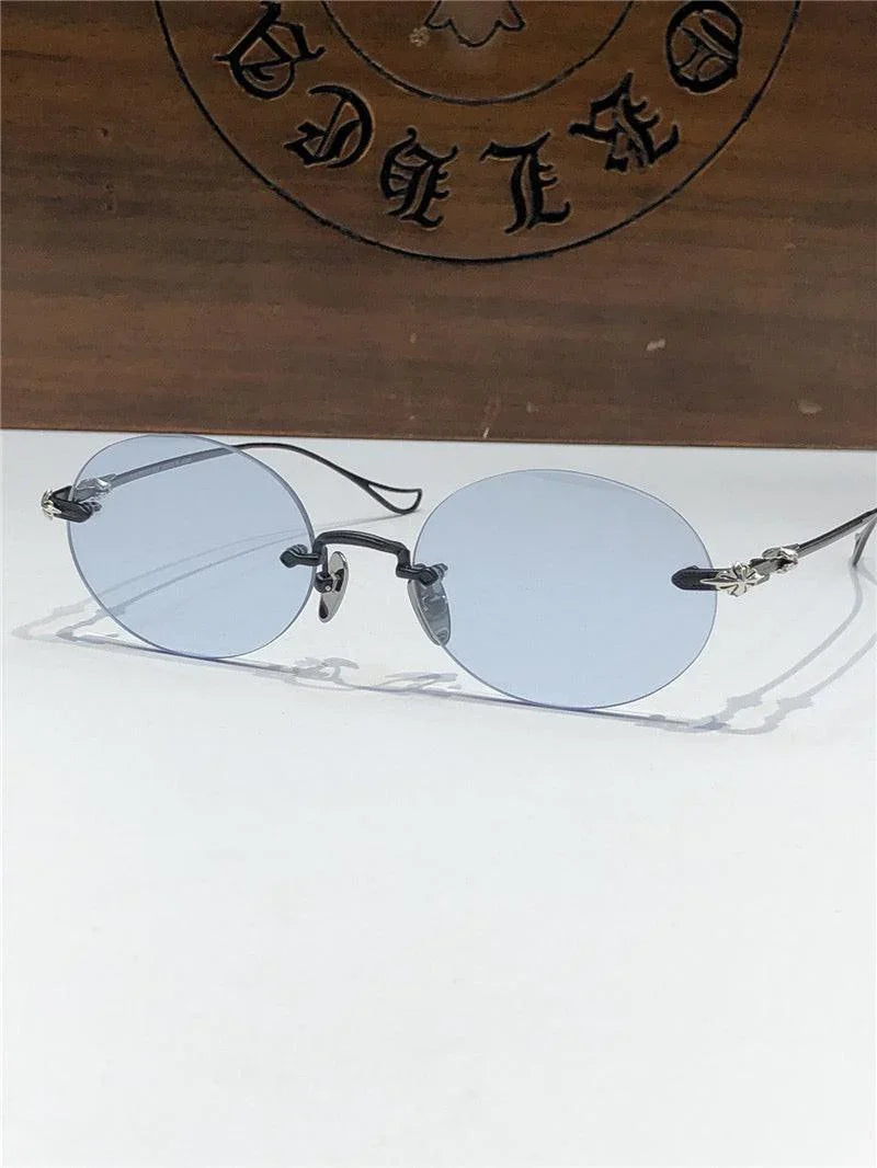 Chrome Hearts SINNERGASM oval round tinted Sunglasses✨