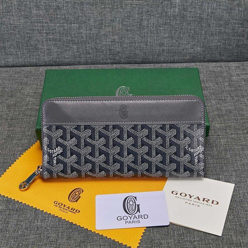 Goyard Matignon GM Zipper Wallet In Goyardine Canvas✨