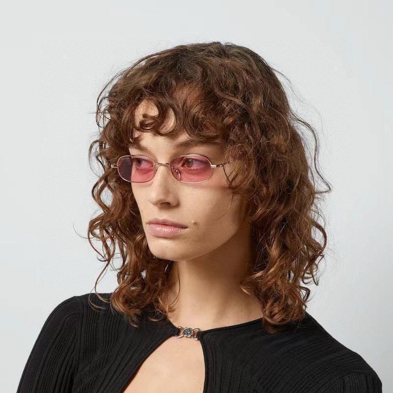 GUCCI Rectangular Frame 2024 in metal frame New Season GG1648S Sunglasses ✨