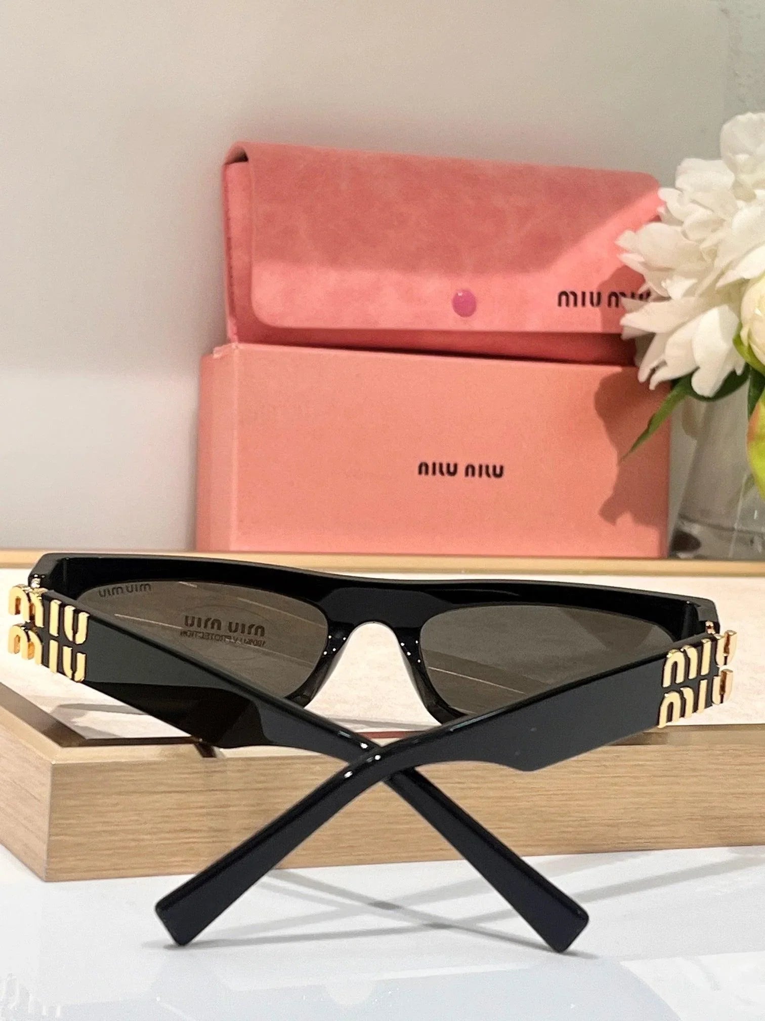Miu Miu Glimpse oval-frame Acetate - 54 -07ZS Women&