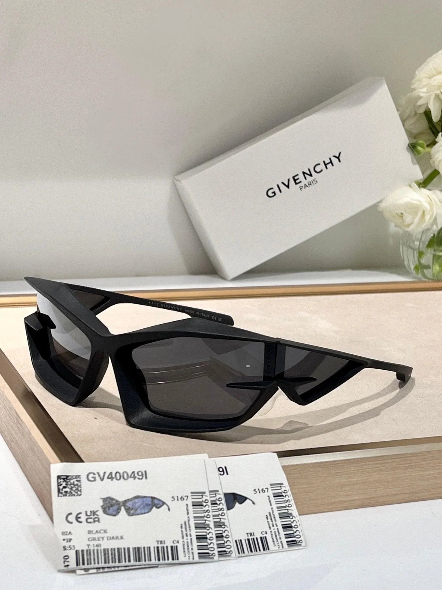 GIVENCHY GV 40049I 02A MASK Sunglasses - 8 Colors✨
