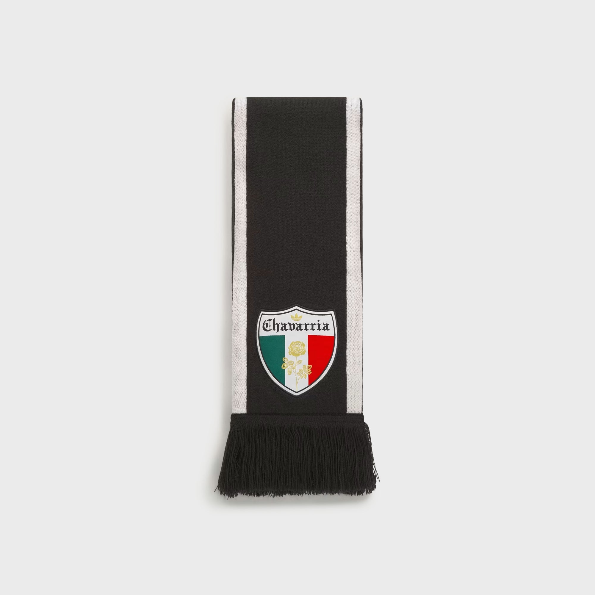 adidas x Willy Chavarria Soccer Scarf - Black / Better Scarlet / Collegiate Green