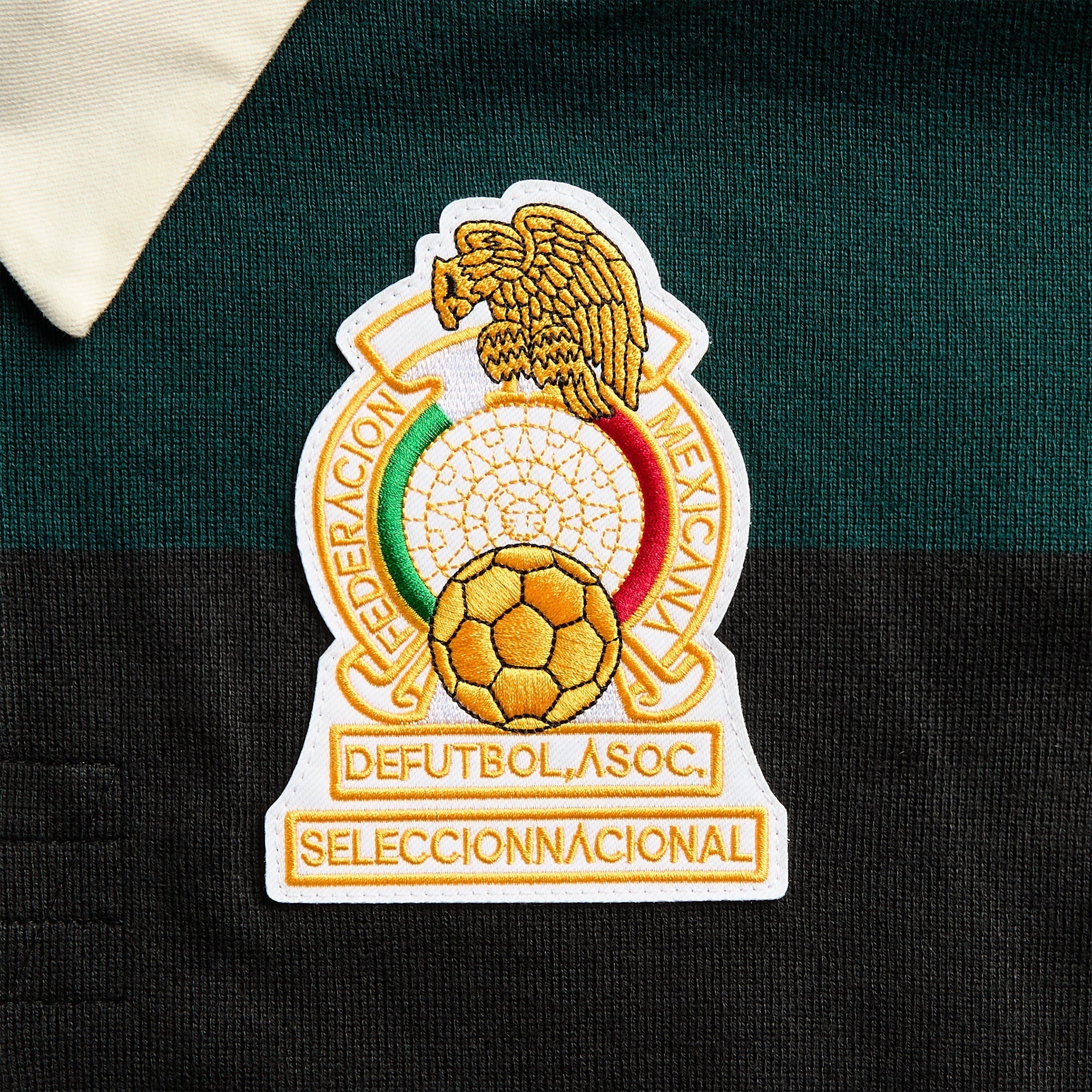 adidas x Willy Chavarria Long Sleeve Rugby Shirt - Black / Aurora Ivy