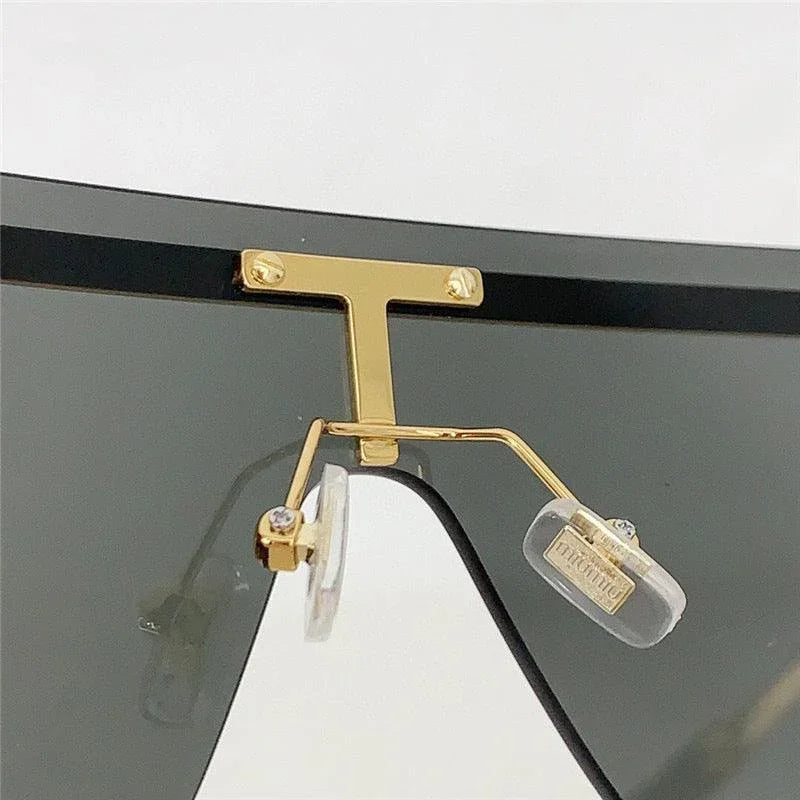 Miu Miu MU50ZS Gold-Black Frame XXL-141mm Women&