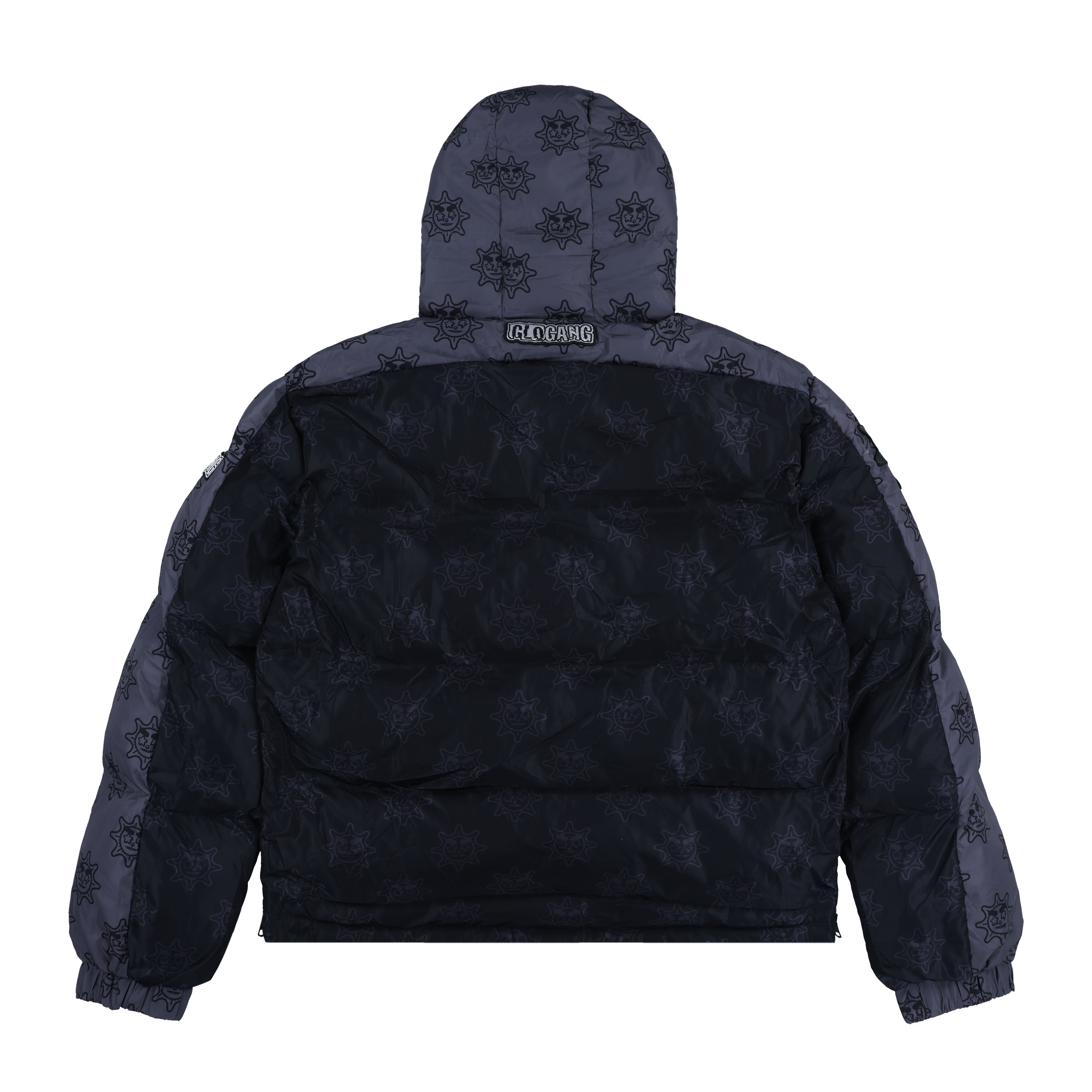 Glo Arctic Half Zip Puffer Jacket (Black)