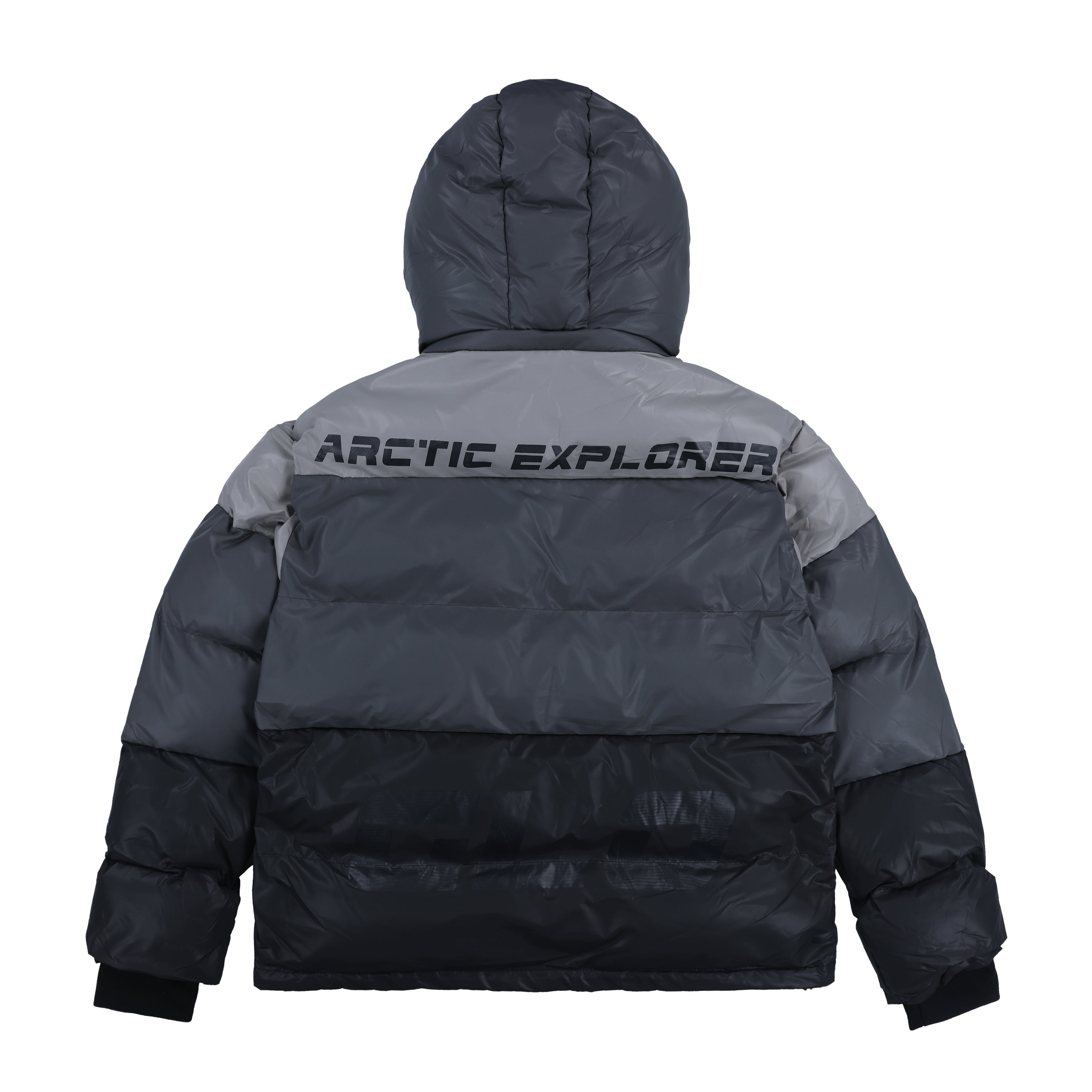 Glo Arctic Explorer Puffer Jacket (Black/Grey)