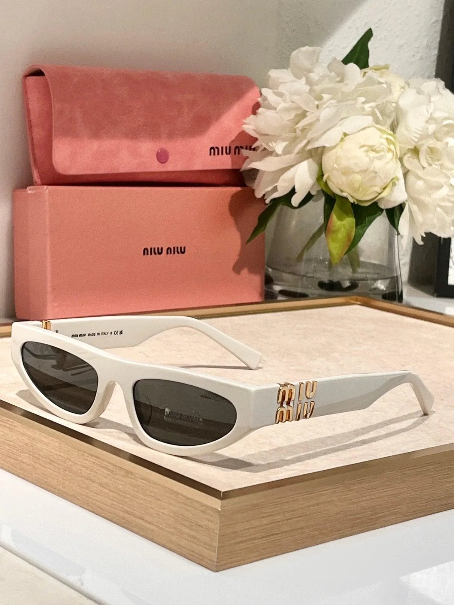 Miu Miu Glimpse oval-frame Acetate - 54 -07ZS Women&