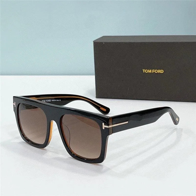 TOM FORD FAUSTO TF0711 Rectangular Sunglasses ✨