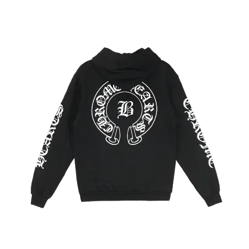 Bella Hadid Chrome Hearts Black Hoodie