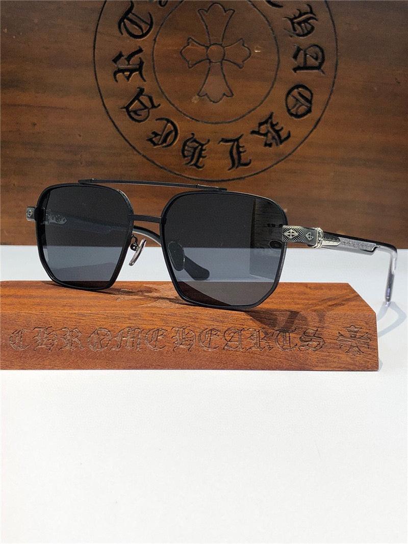 Chrome Hearts 8184 square-frame tinted sunglasses ⚜️
