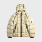 C.P. Company D.D. Shell Hooded Puffer Jacket - Silver Birch