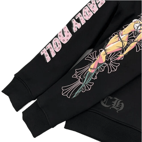 Chrome Hearts Deadly Doll Cemetery Crosses Hoodie