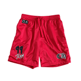 Chrome Hearts Mesh Warm Up Track Sorts ‘Red’
