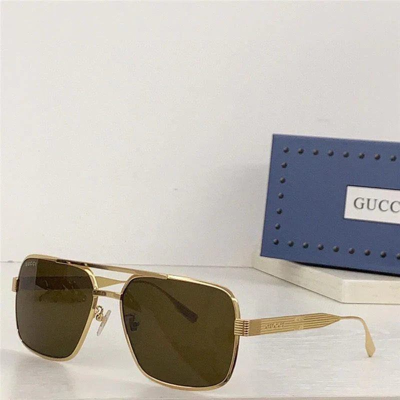 New Season Gucci 1512S Eyewear Rectangle frame Sunglasses ✨