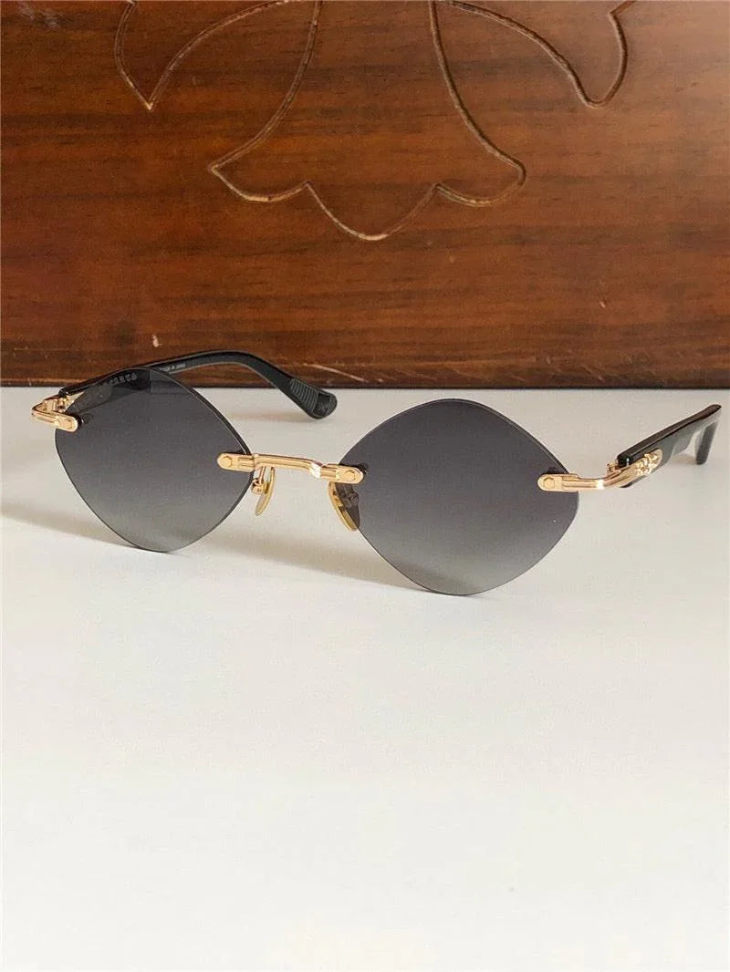 Chrome Hearts DEEP III 3 Rhombus Zeiss Lens Unisex Sunglasses⚜️