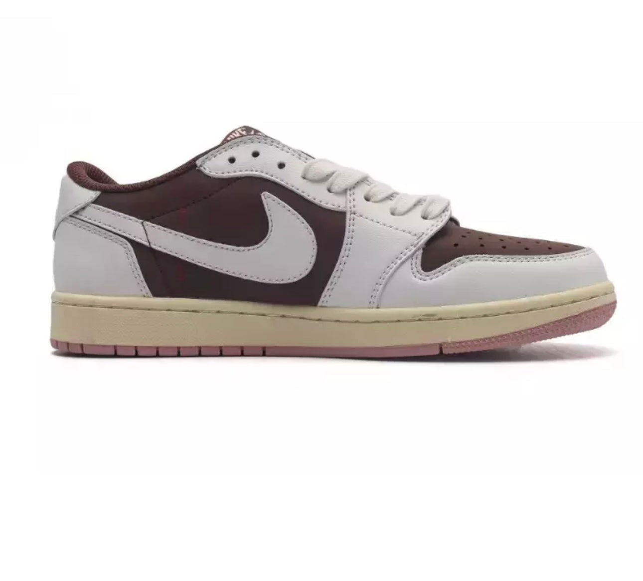 Travis Scott x Air Jordan 1 Low OG “Dark Pony/Pink Oxford“