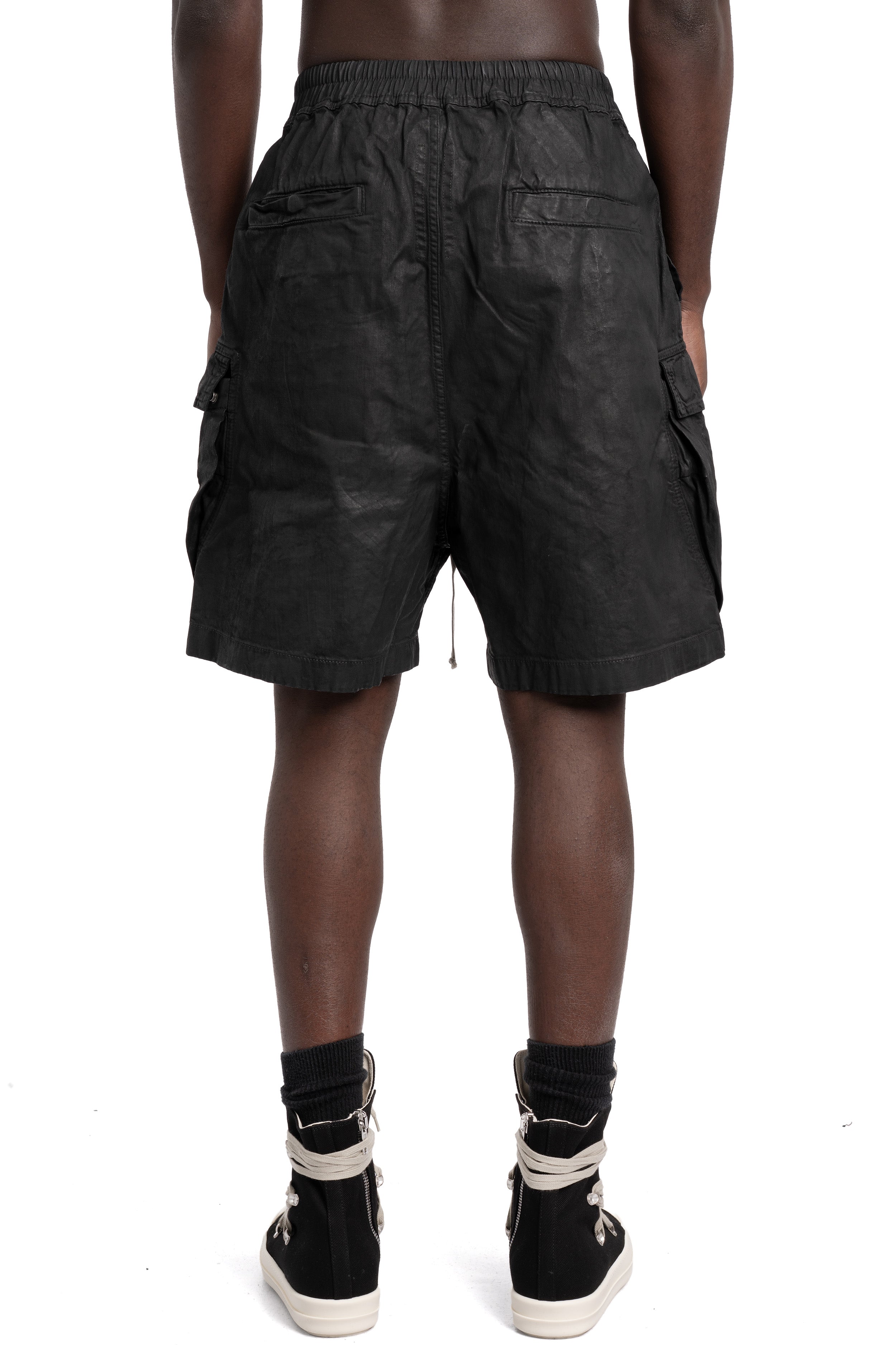 Cargobela shorts, Deep Black Denim DBK