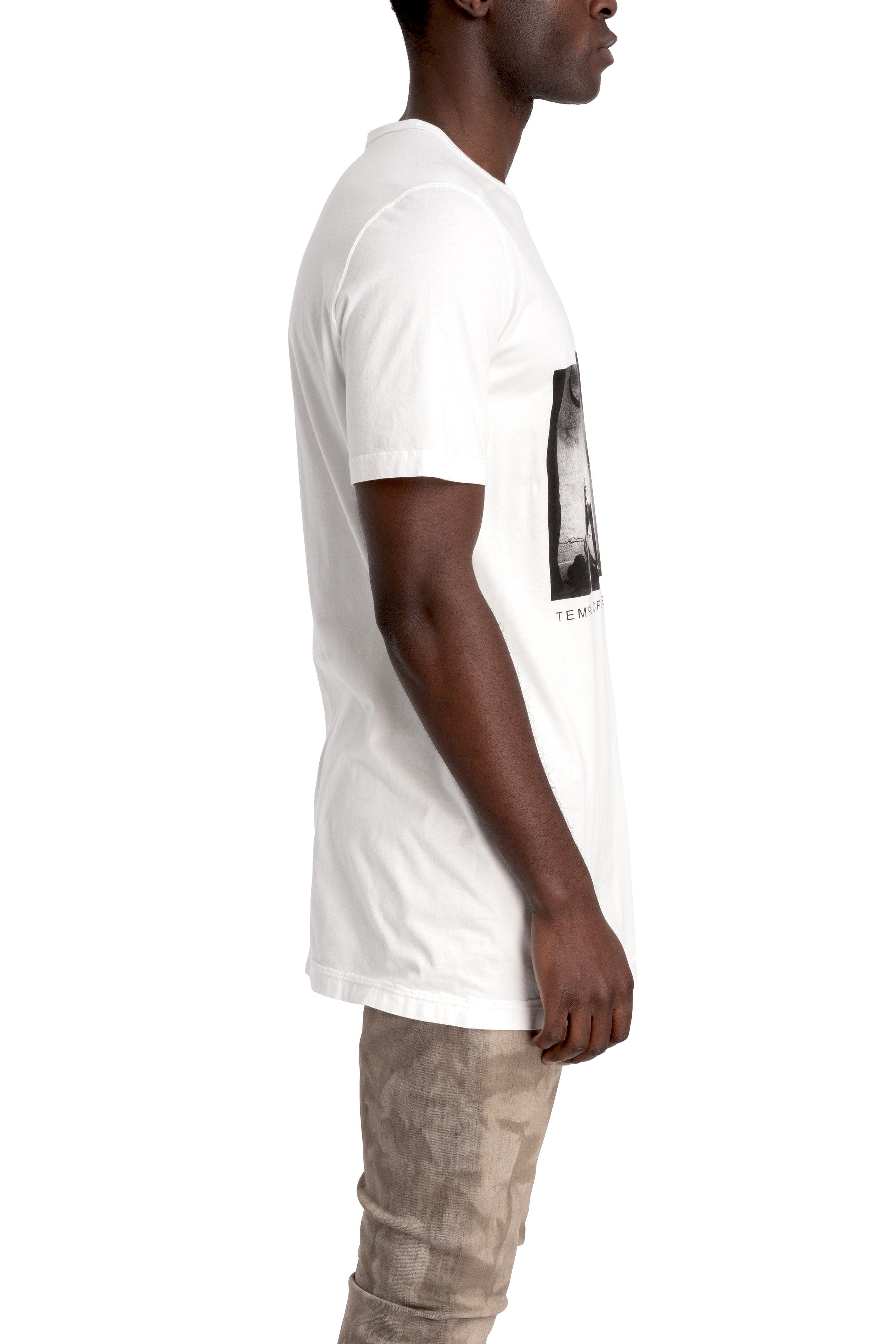Level tee, RN / White / Rick Piss Print