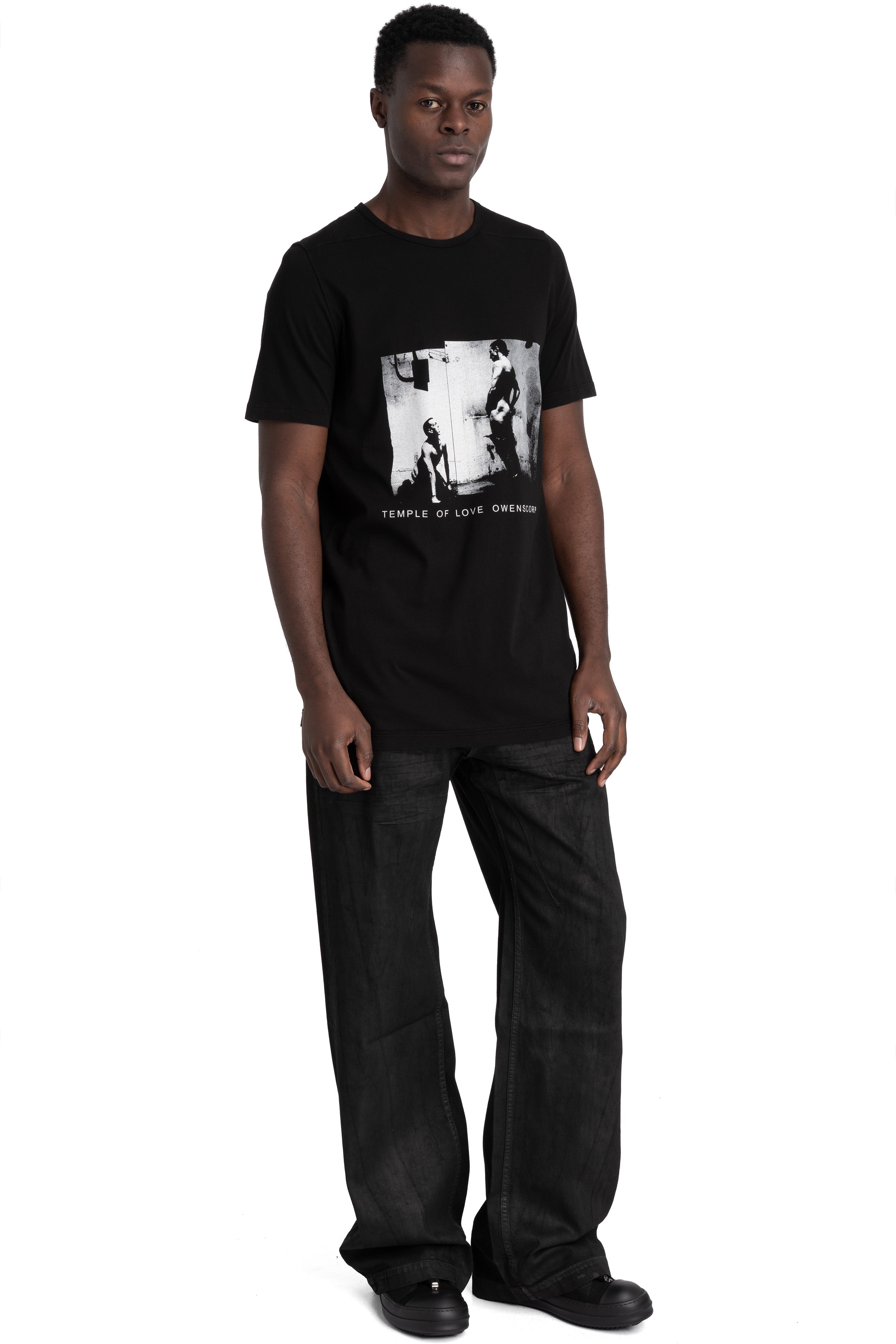 Level tee, RN / Black / Rick Piss Print