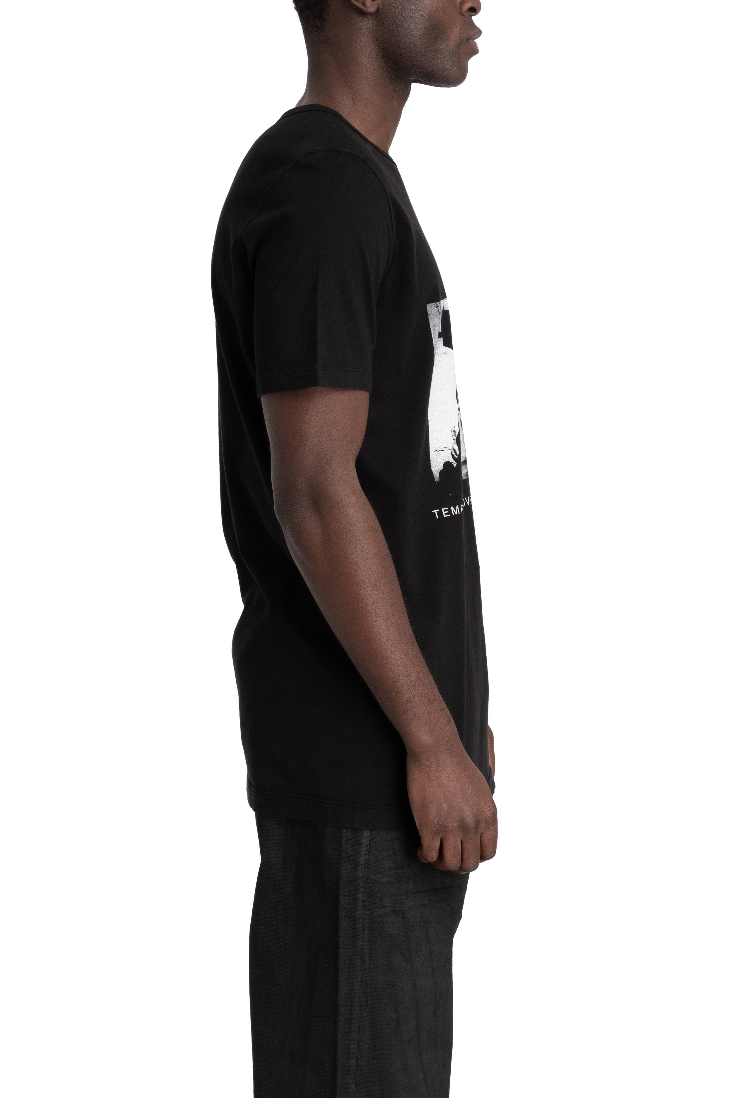 Level tee, RN / Black / Rick Piss Print