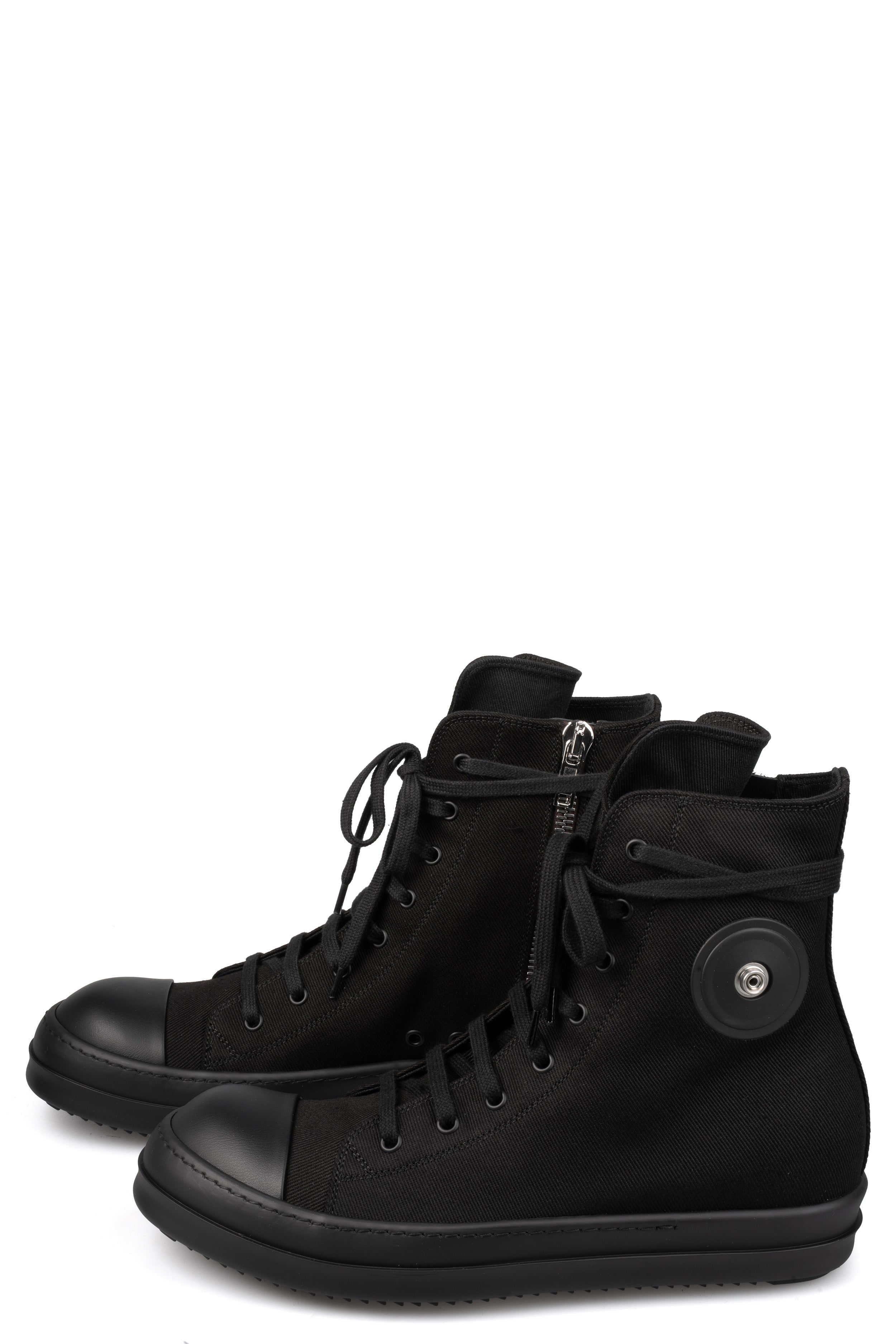 Ramones denim sneakers, DU01F4800 DOES5 All black