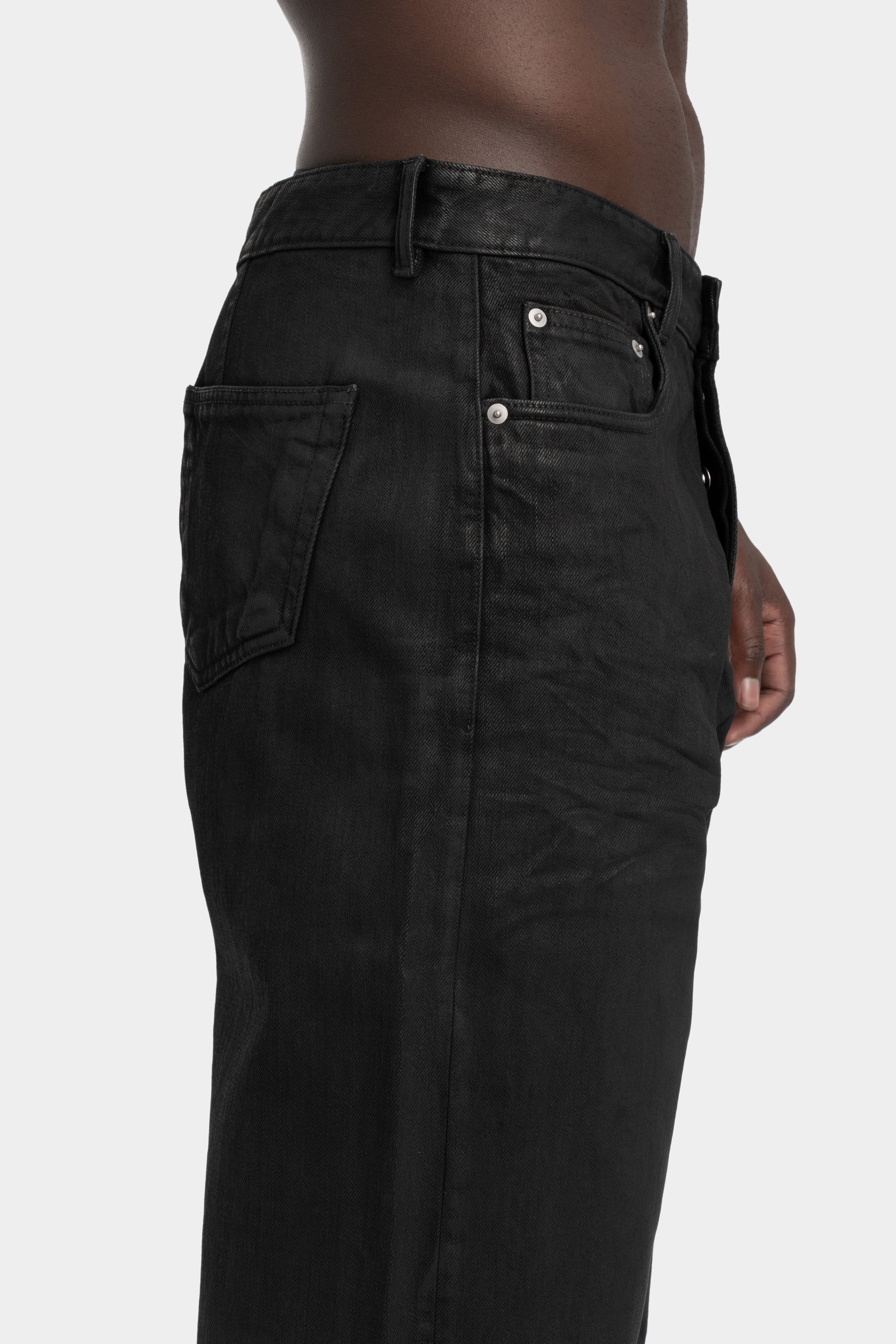 Geth jeans, Black waxed 13oz