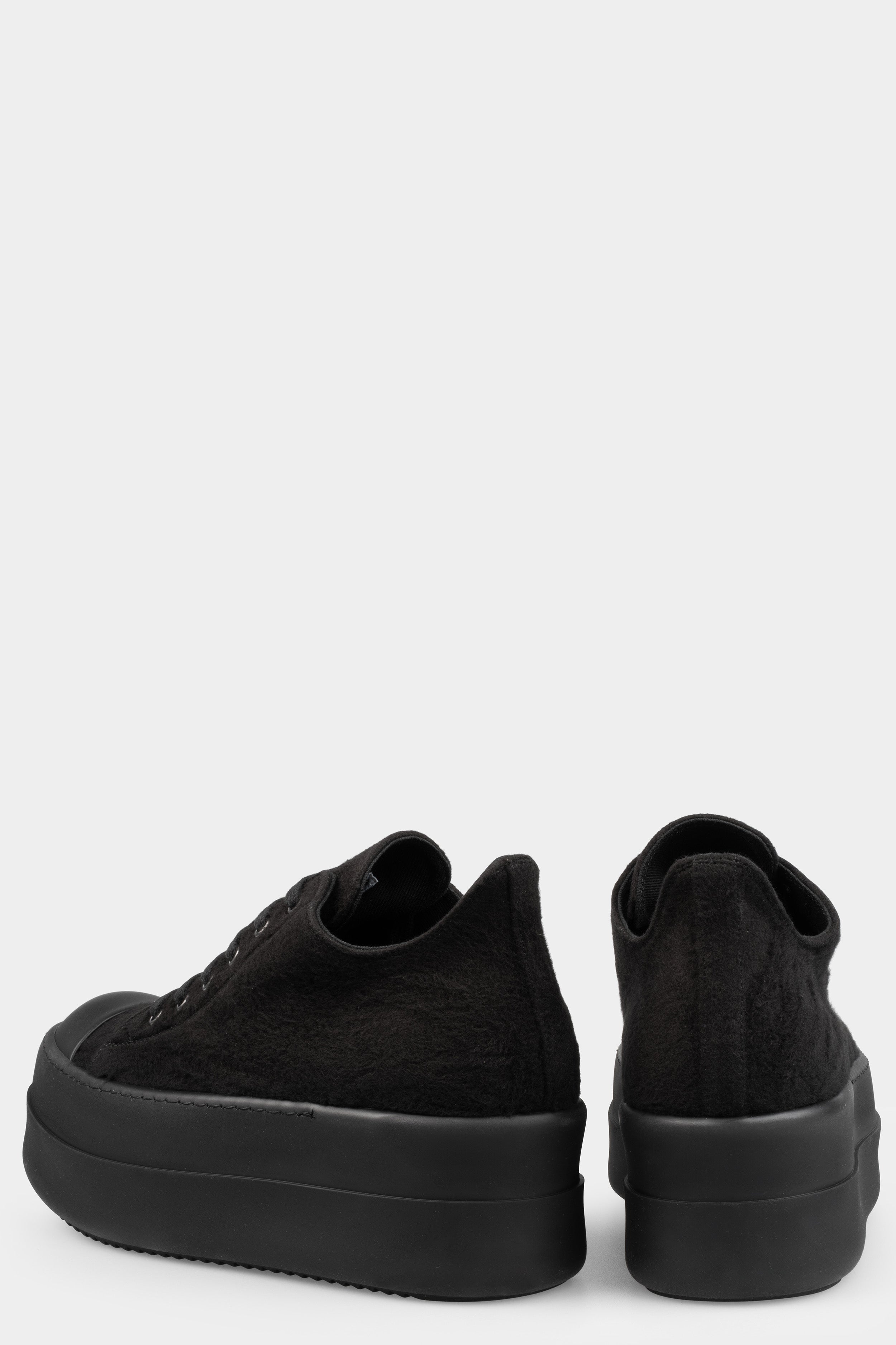 Double bumper low Ramones sneakers, BO / All black