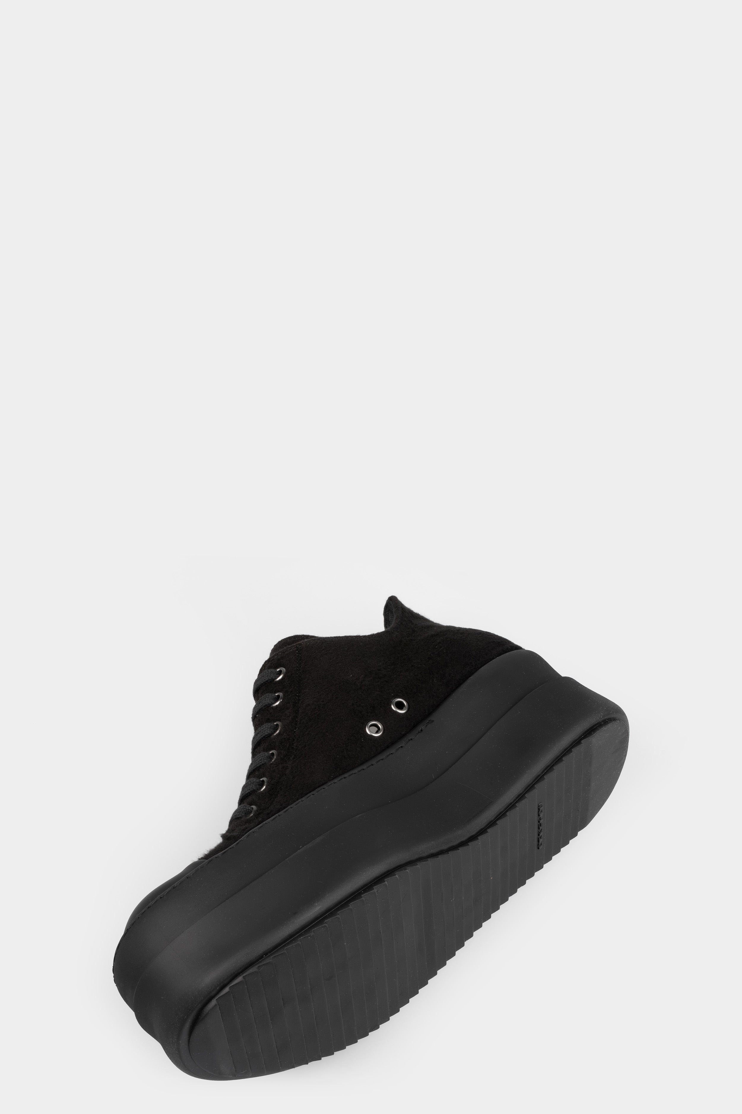 Double bumper low Ramones sneakers, BO / All black