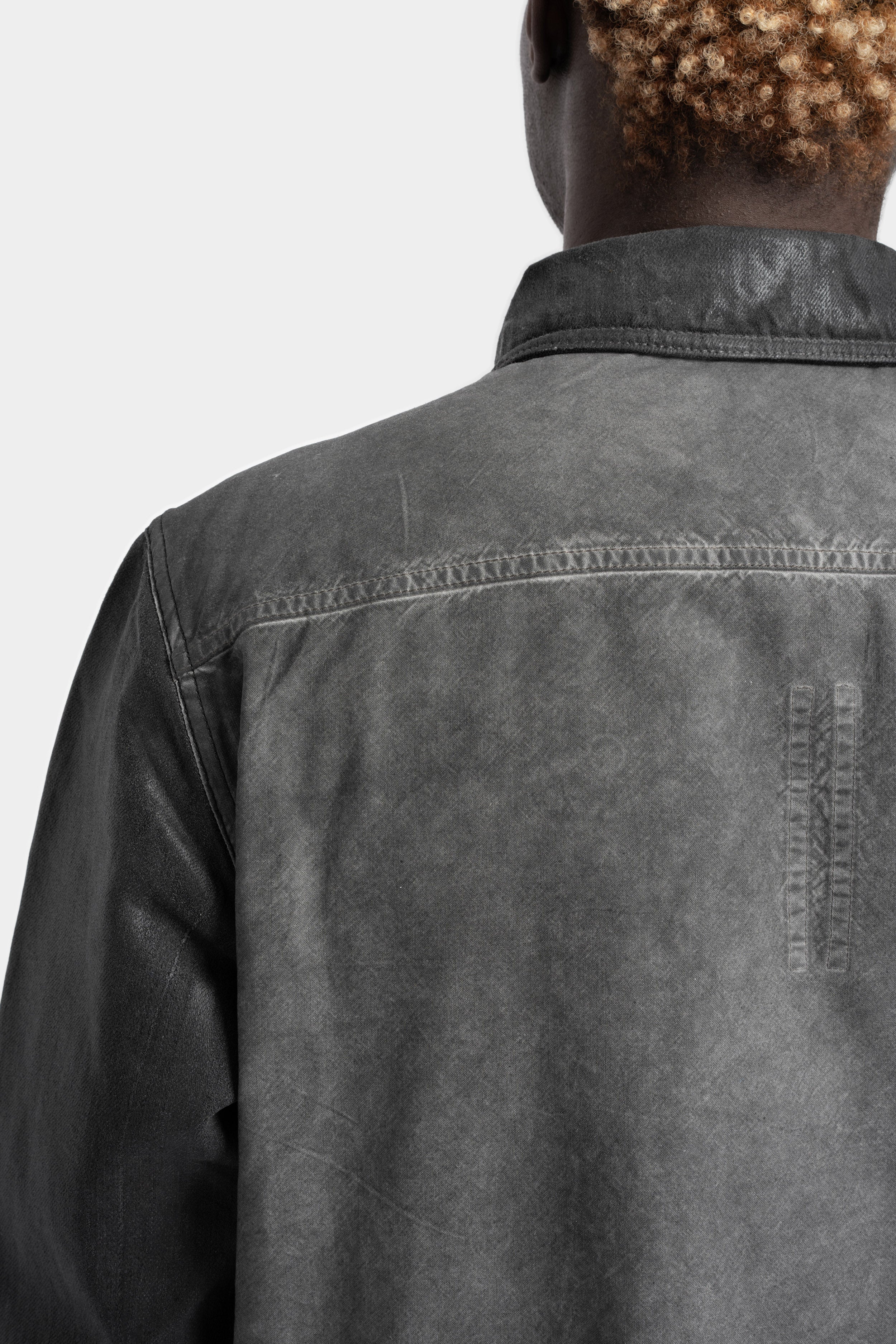 Splintered denim shirt