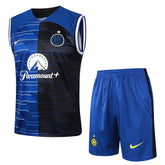 Inter Milan 2024 2025 Blue Black Short Tank Top