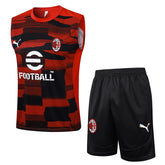 AC Milan 2024 2025 Red Black Short Tank Top