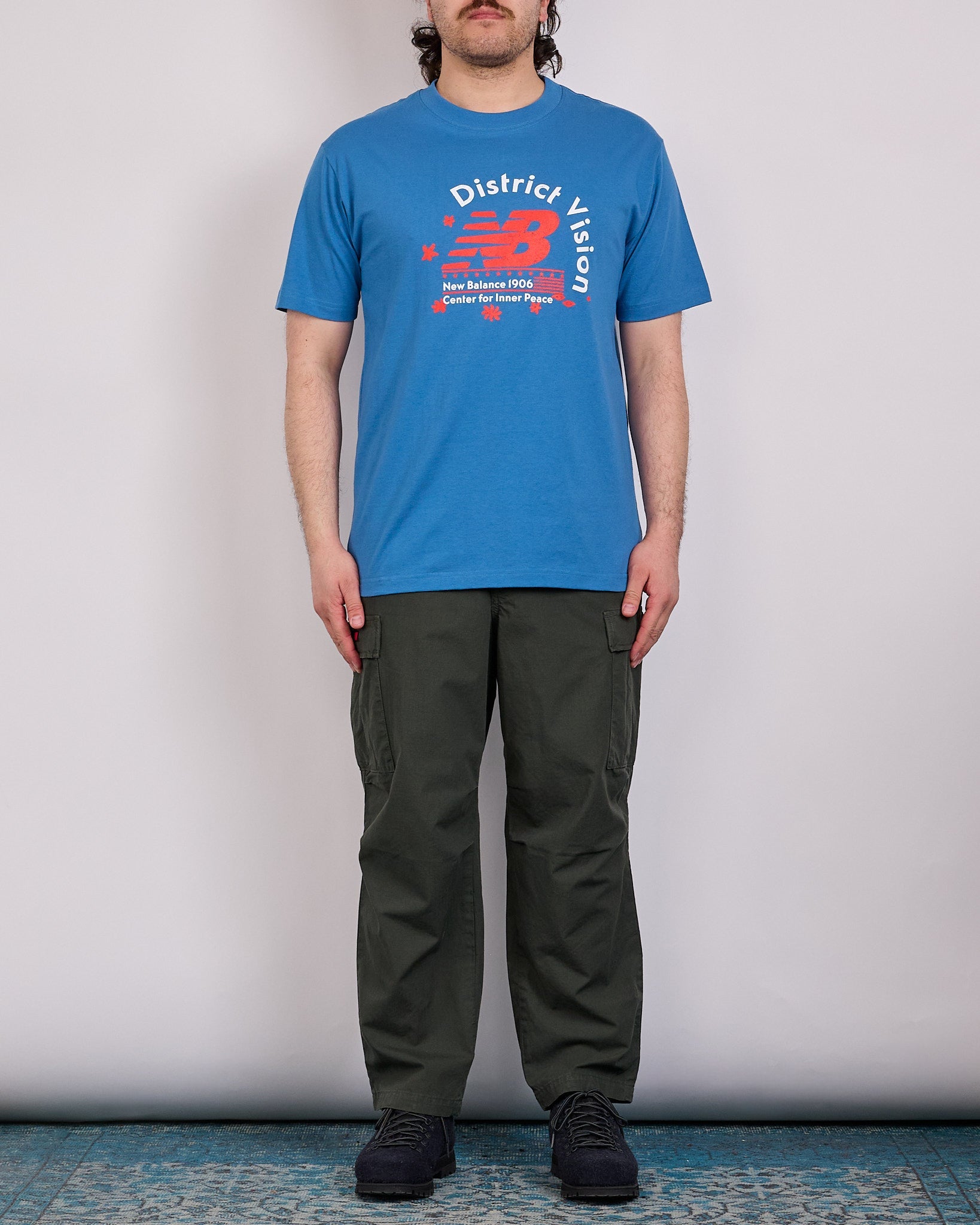 District Vision Anniversary T-Shirt New Balance Vintage Blue