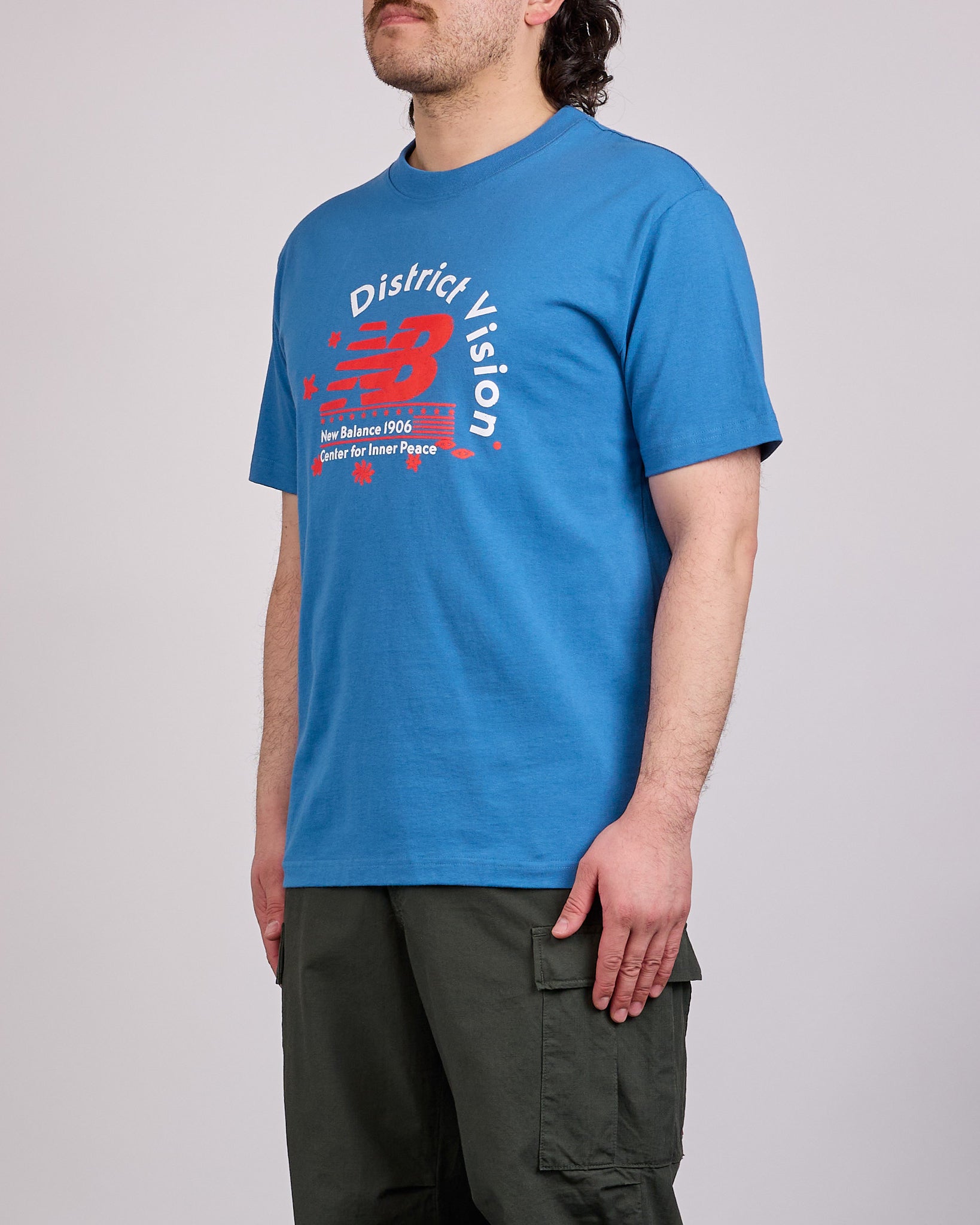 District Vision Anniversary T-Shirt New Balance Vintage Blue