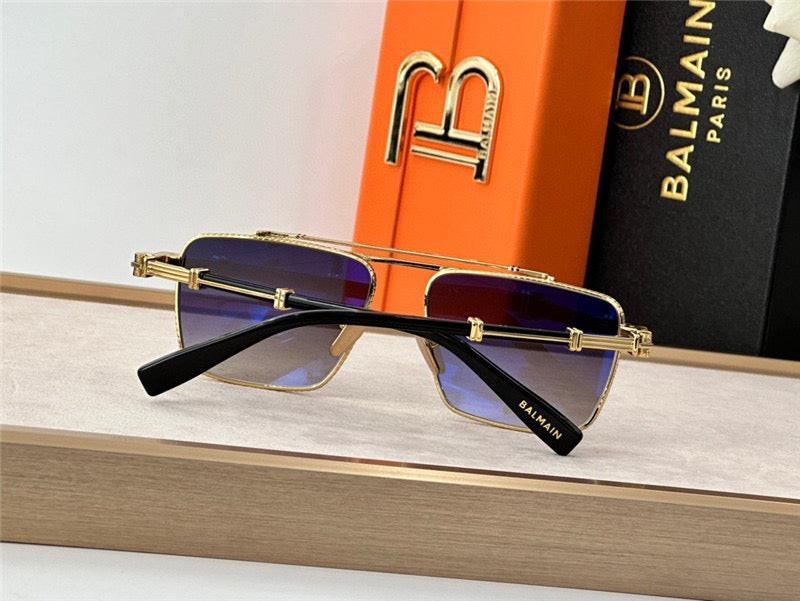 BALMAIN BPS-149C Gold-Silver Sunglasses ✨