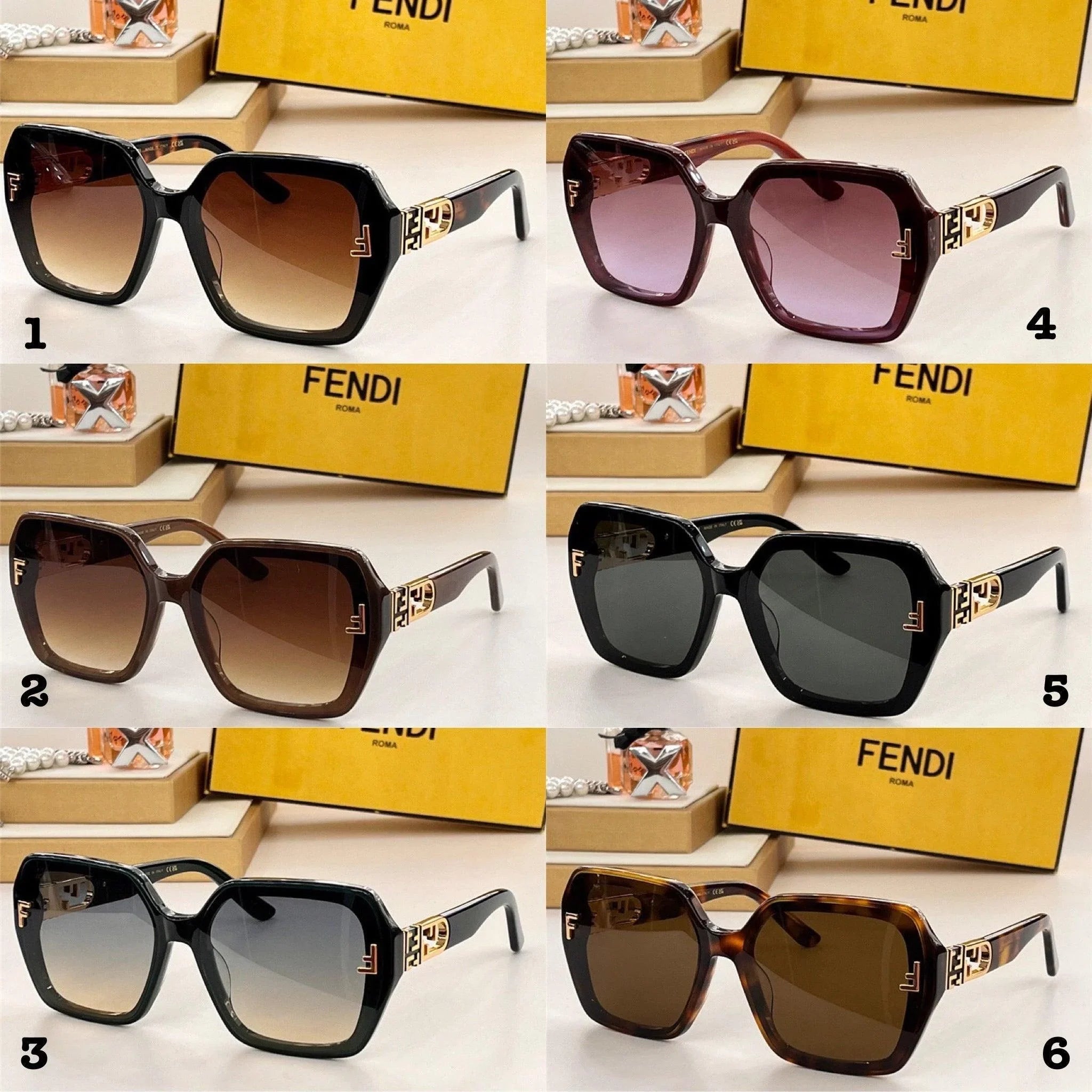 Fendi FD 2148 Oversize Women&