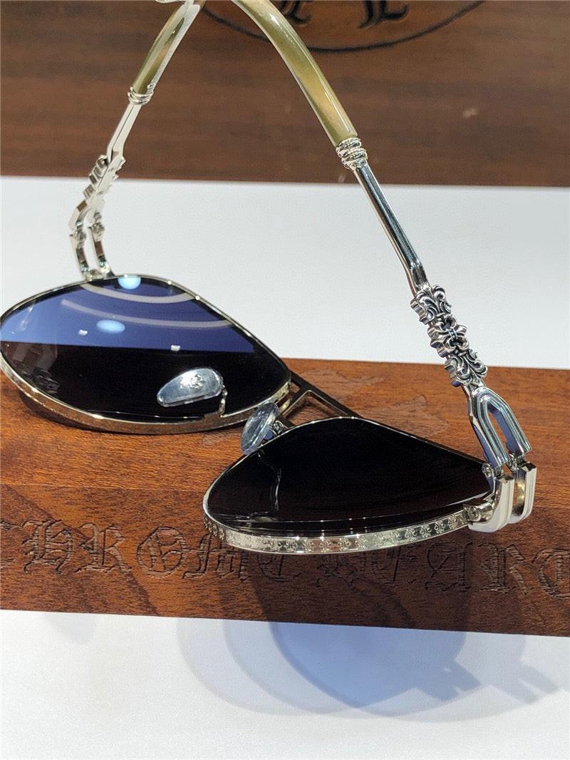 Chrome Hearts Aviator Sunglasses 60mm-4 STYLE🔱
