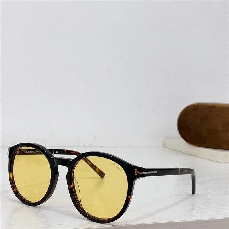 Tom Ford ELTON FT 1021 Dark Havana/Grey (52A) Sunglasses ✨