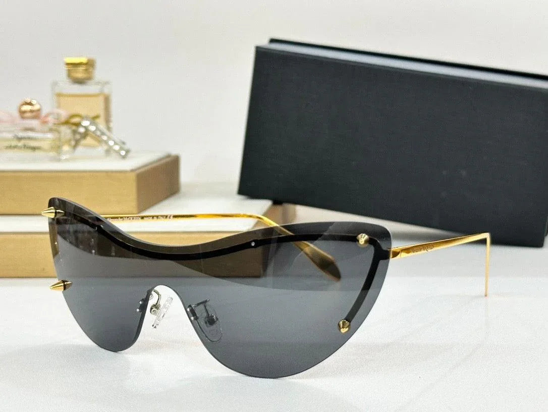 Alexander McQueen AM0413S 005 Sunglasses Women&