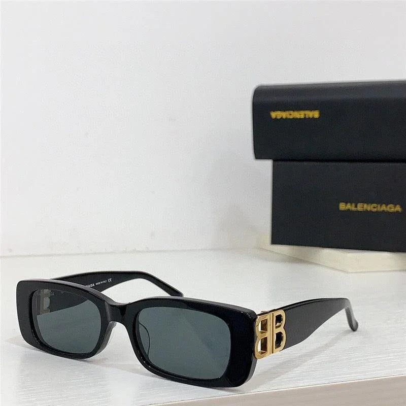 Balenciaga Eyewear Dynasty rectangle-frame sunglasses Unisexđź–¤