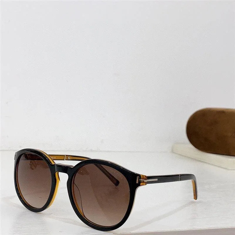Tom Ford ELTON FT 1021 Dark Havana/Grey (52A) Sunglasses ✨