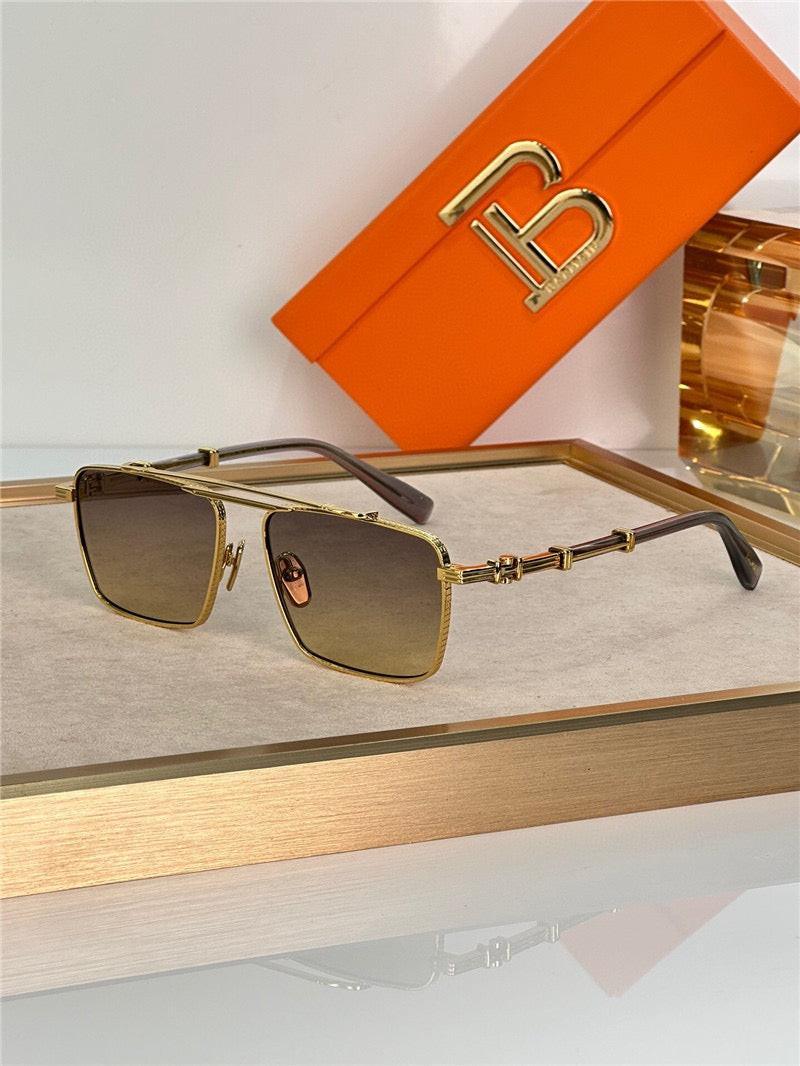 BALMAIN BPS-149C Gold-Silver Sunglasses ✨