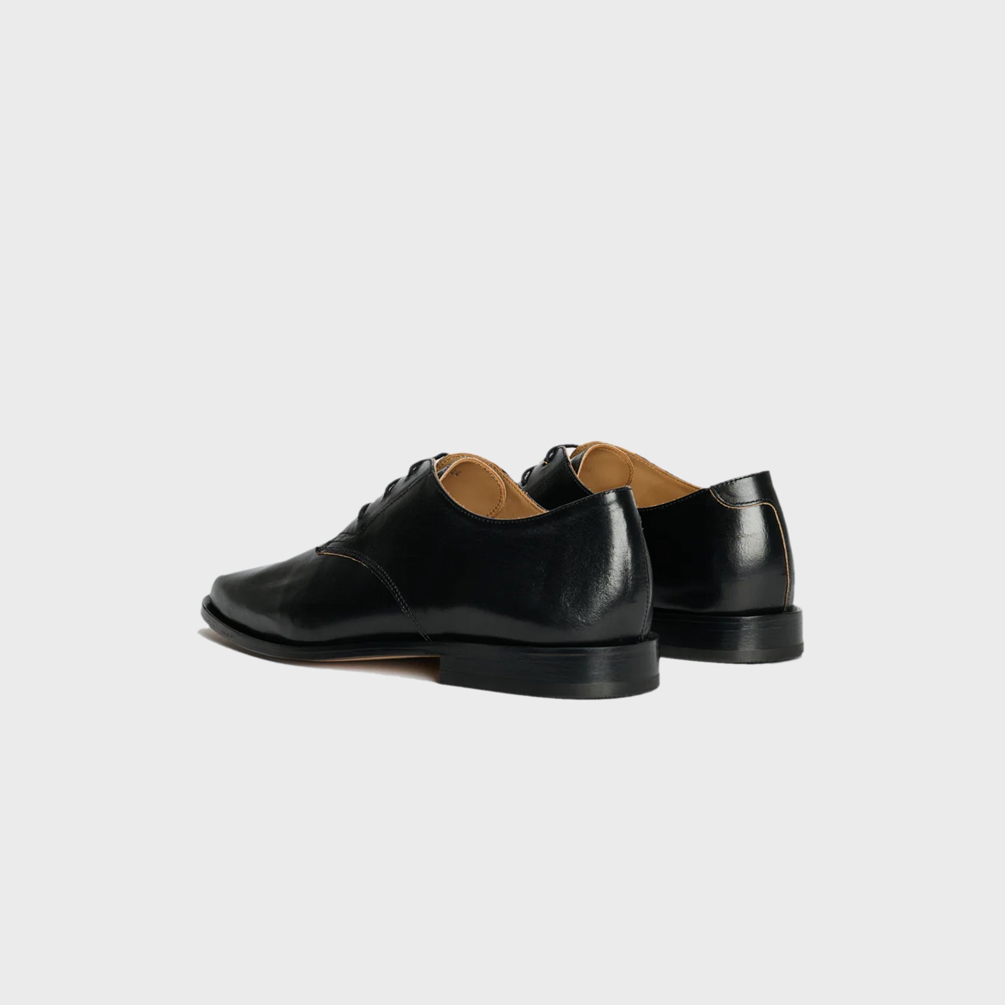 Our Legacy Collapsing Consultant Derby - True Dye Black Leather