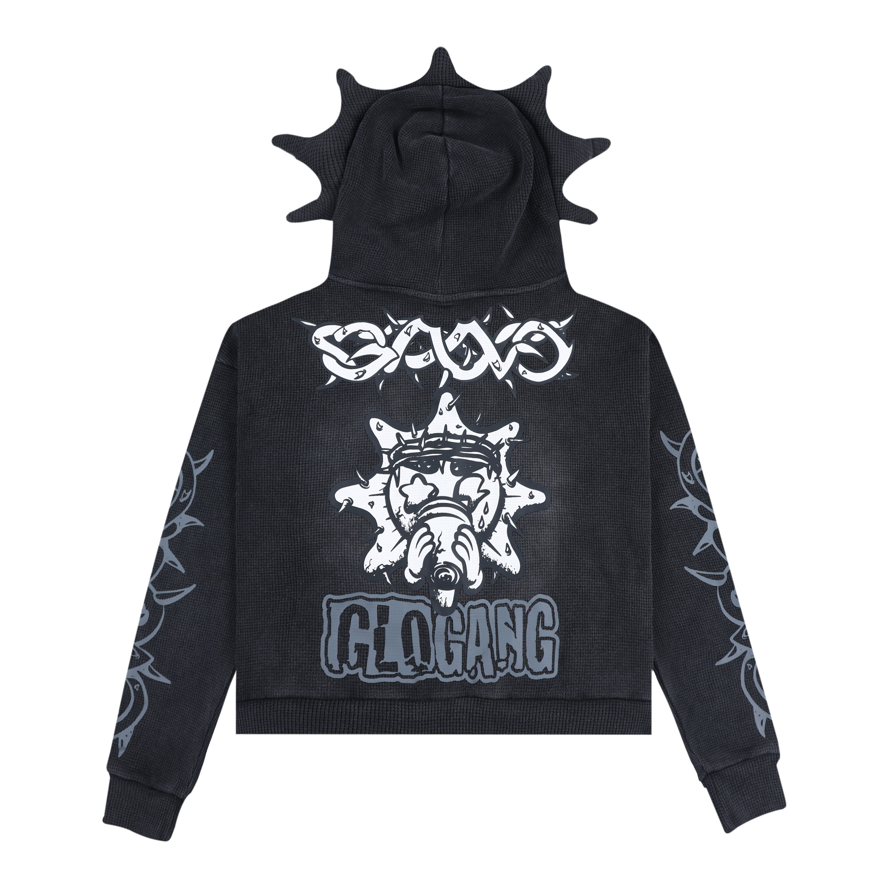Glory Thorn Full Zip Hoodie (Black)