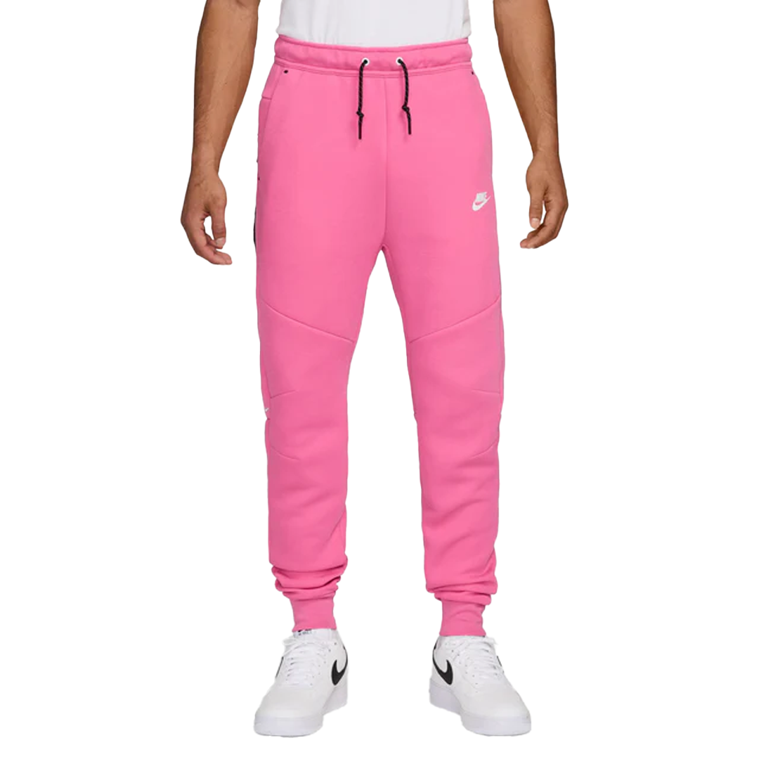 NRG TECH FLEECE SLIM CUFF PANTS PINKSICLE/WHITE