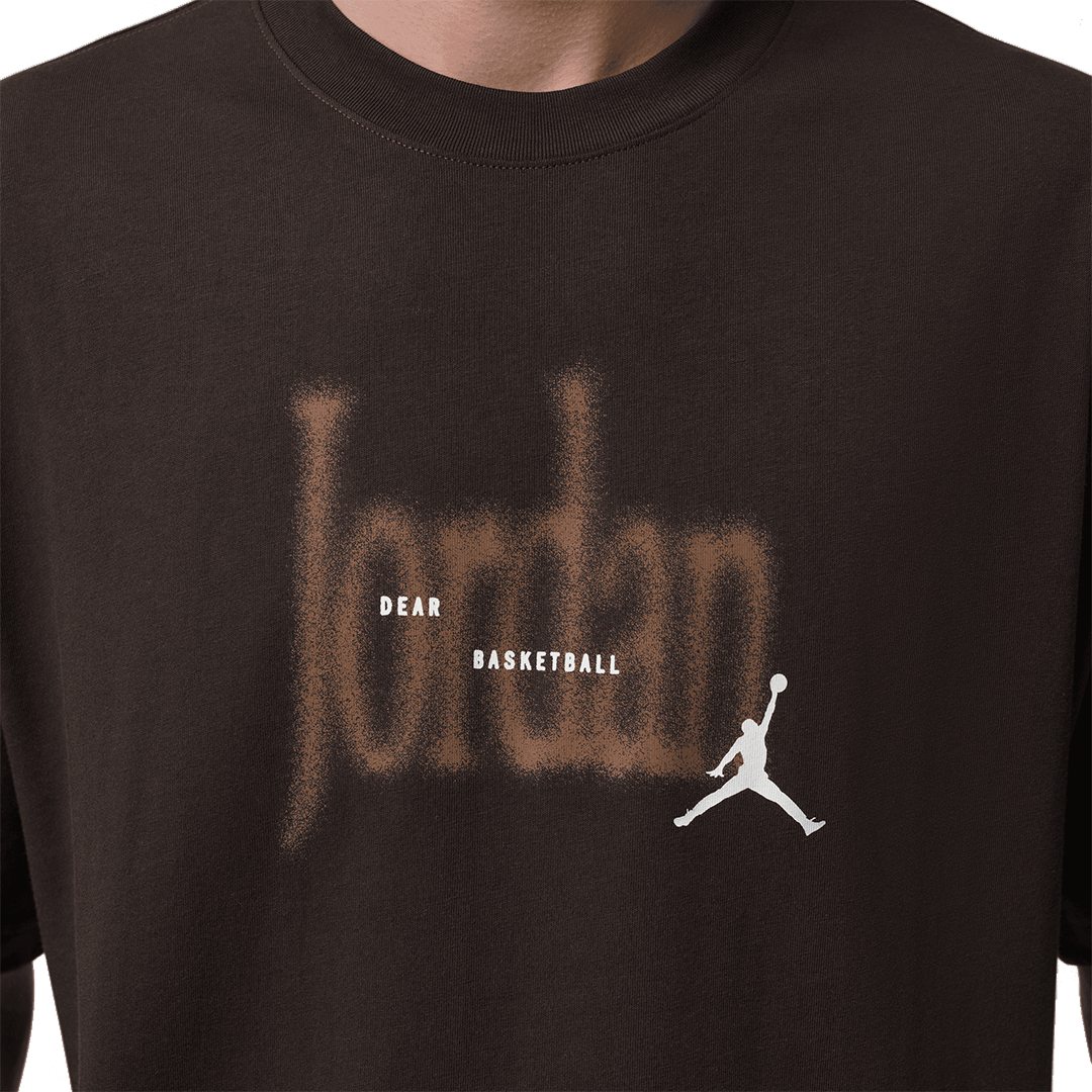 DEAR BASKETBALL JORDAN T-SHIRT SHADOW BROWN