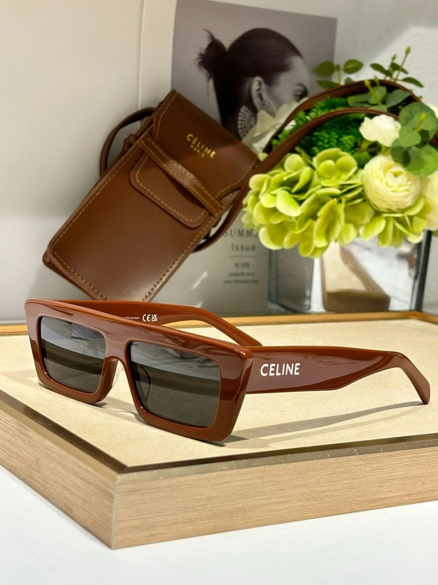 CELINE Eyewear MONOCHROMS 40214 Acetate Women&